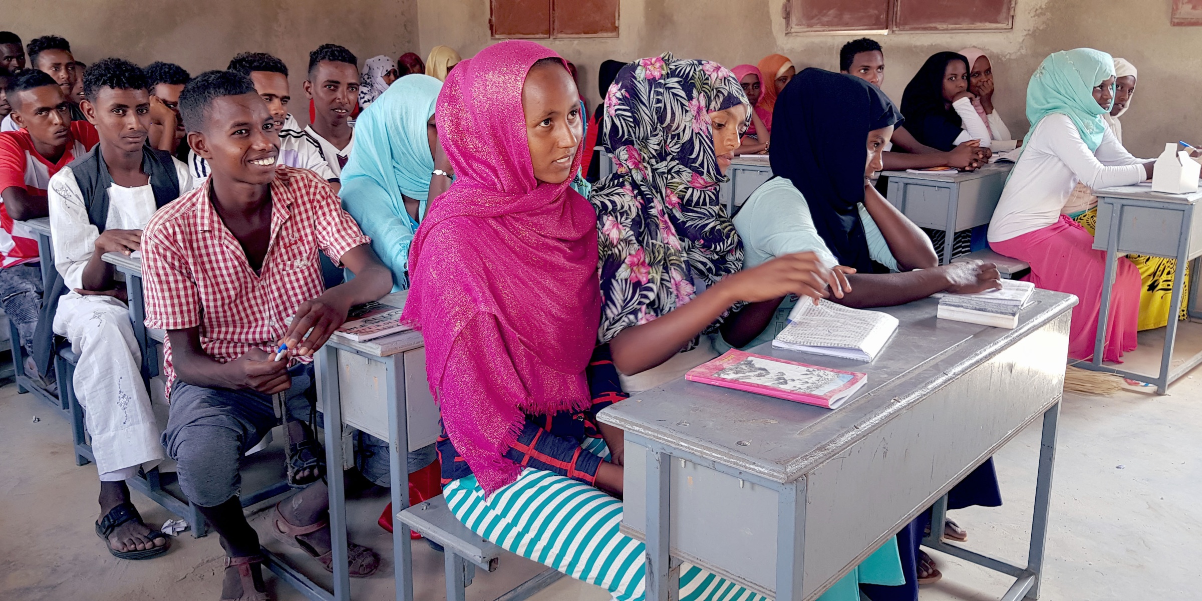 Students at Filfele School in a rural village in Habero Subregion of Anseba, Eritrea. Credit:Samuel Yohannes 